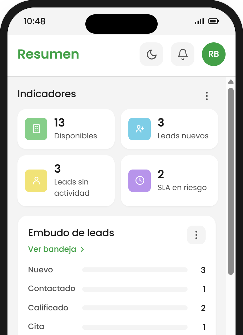 Zefiron Realtors Mobile Mockup